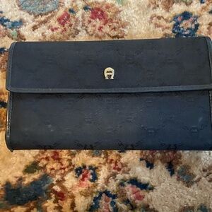 Etienne Aigner Clutch with Gold Accent